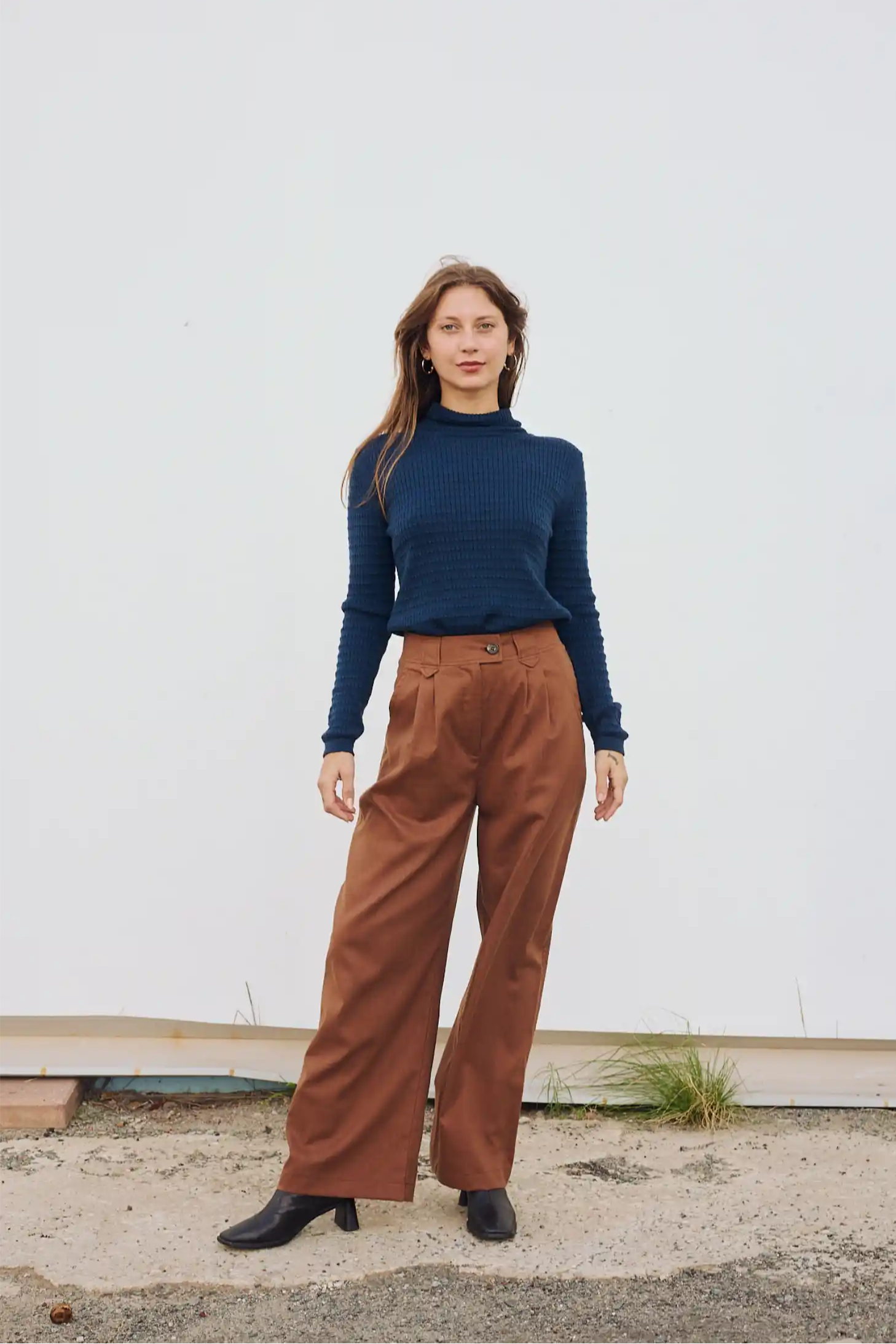 Relaxed Tailored Trouser | Cinnamon