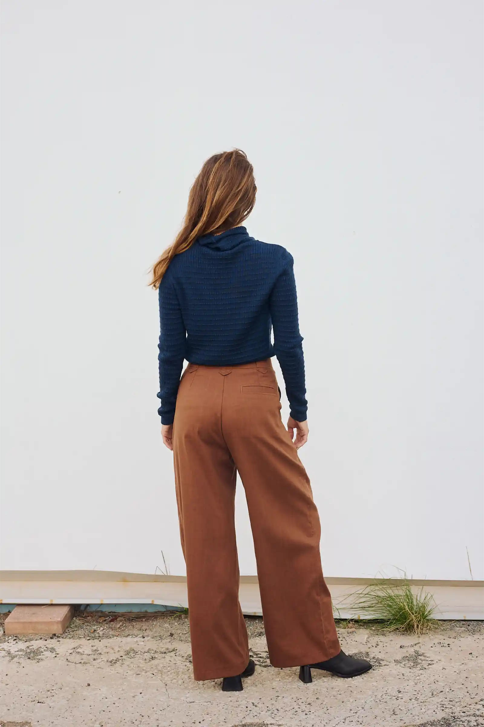 Relaxed Tailored Trouser | Cinnamon