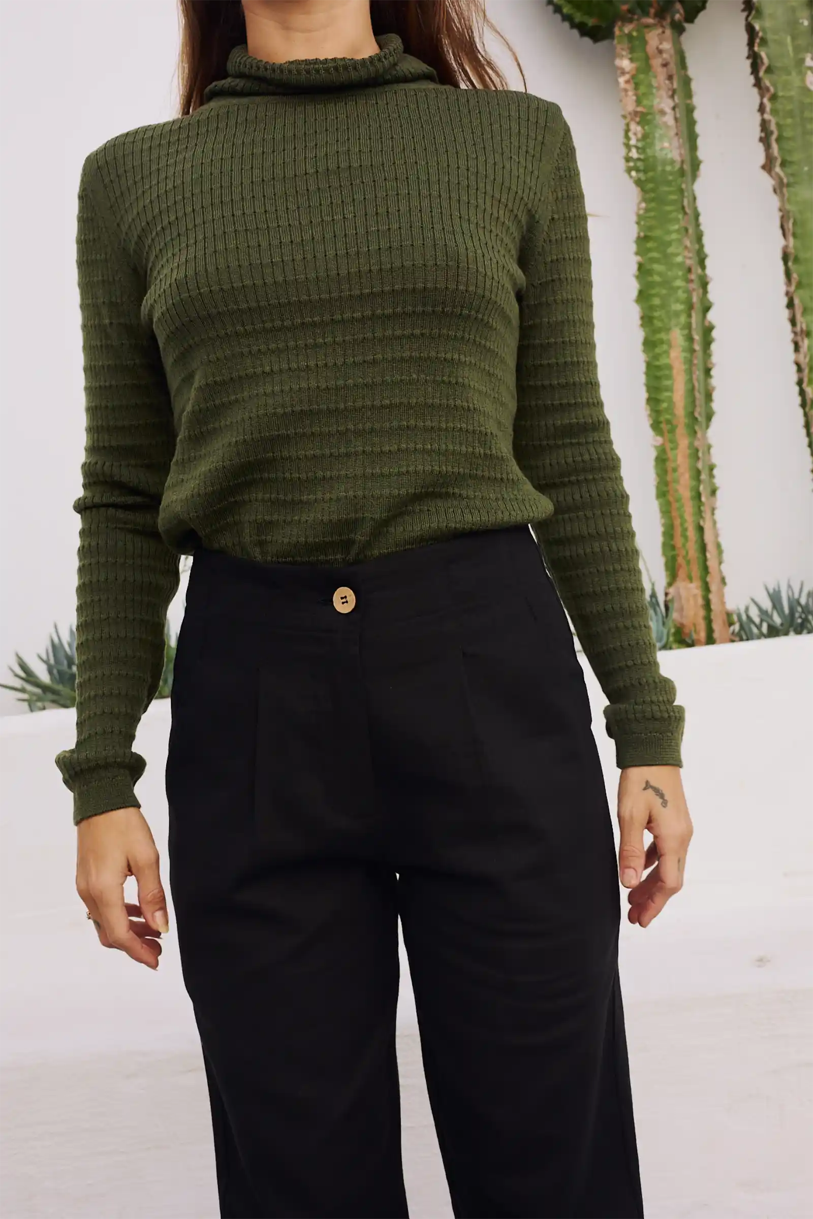 Raised Trouser | Black