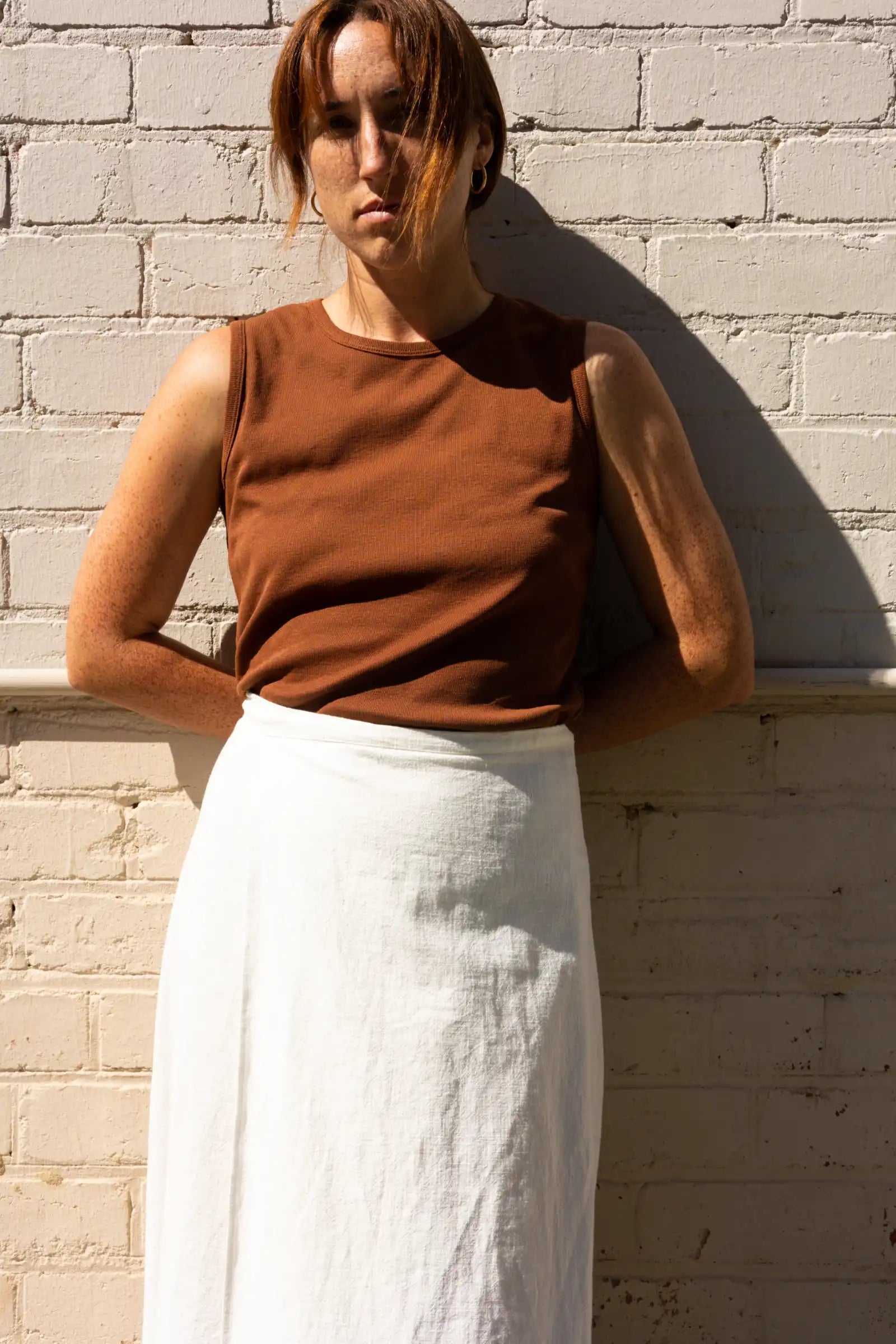 Rib Vest | Cinnamon