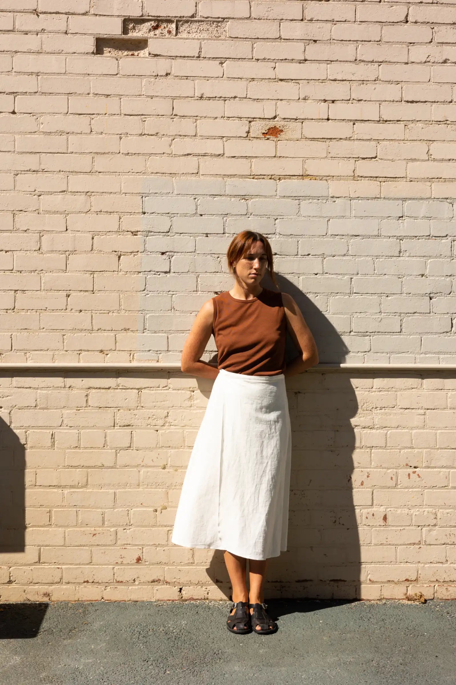 Rib Vest | Cinnamon