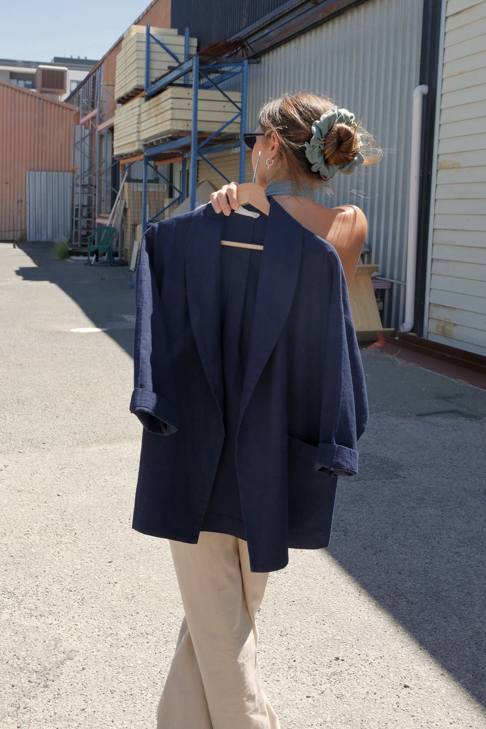Raised Jacket | Indigo