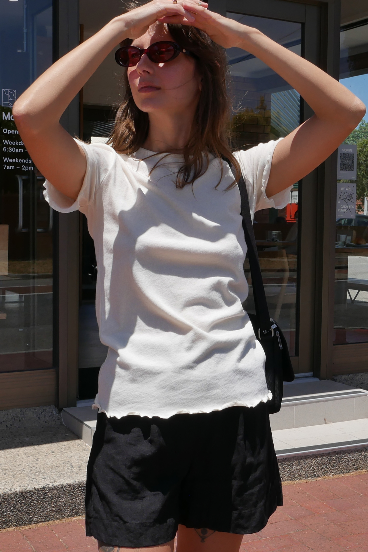 Organic Cotton Light Tee | Cream
