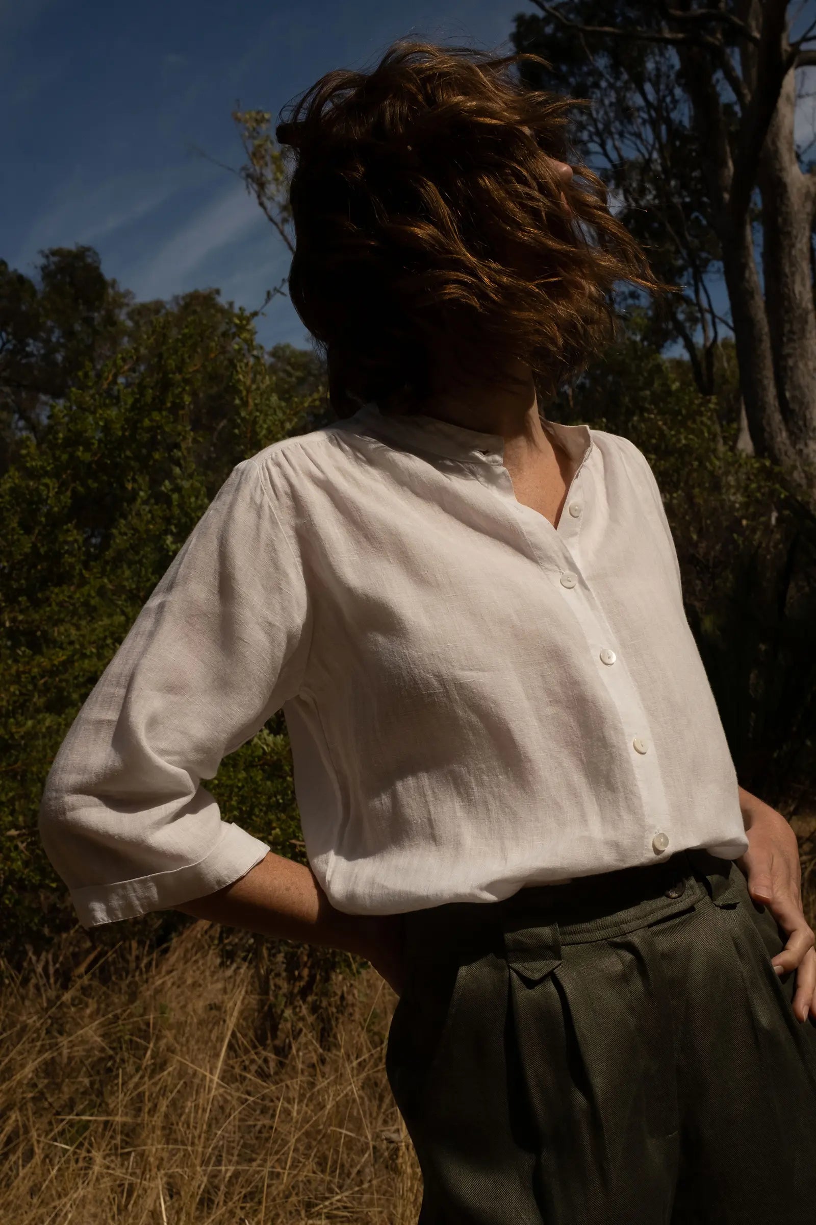 Very Useful Blouse | Chalk