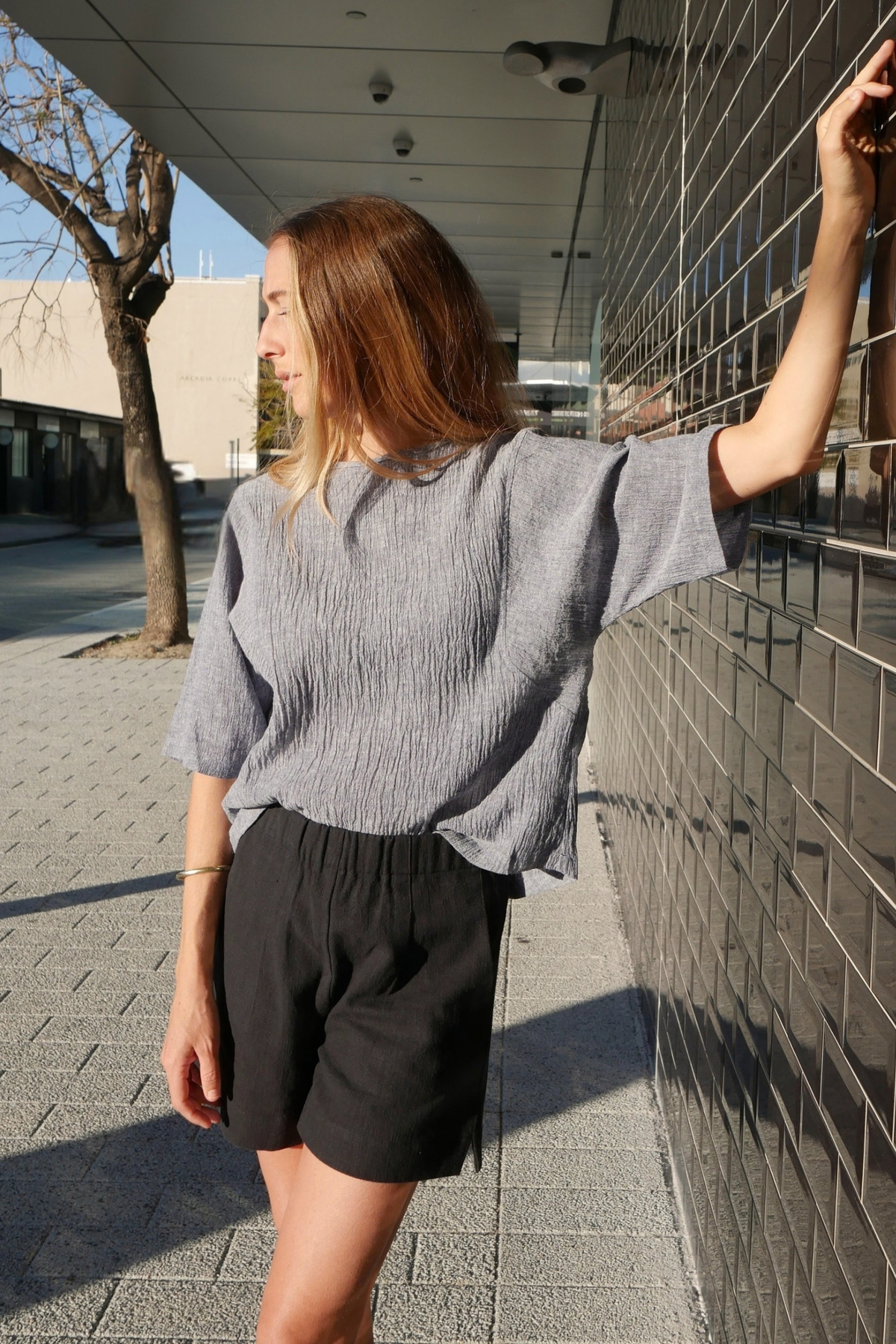 Square Top | Chambray