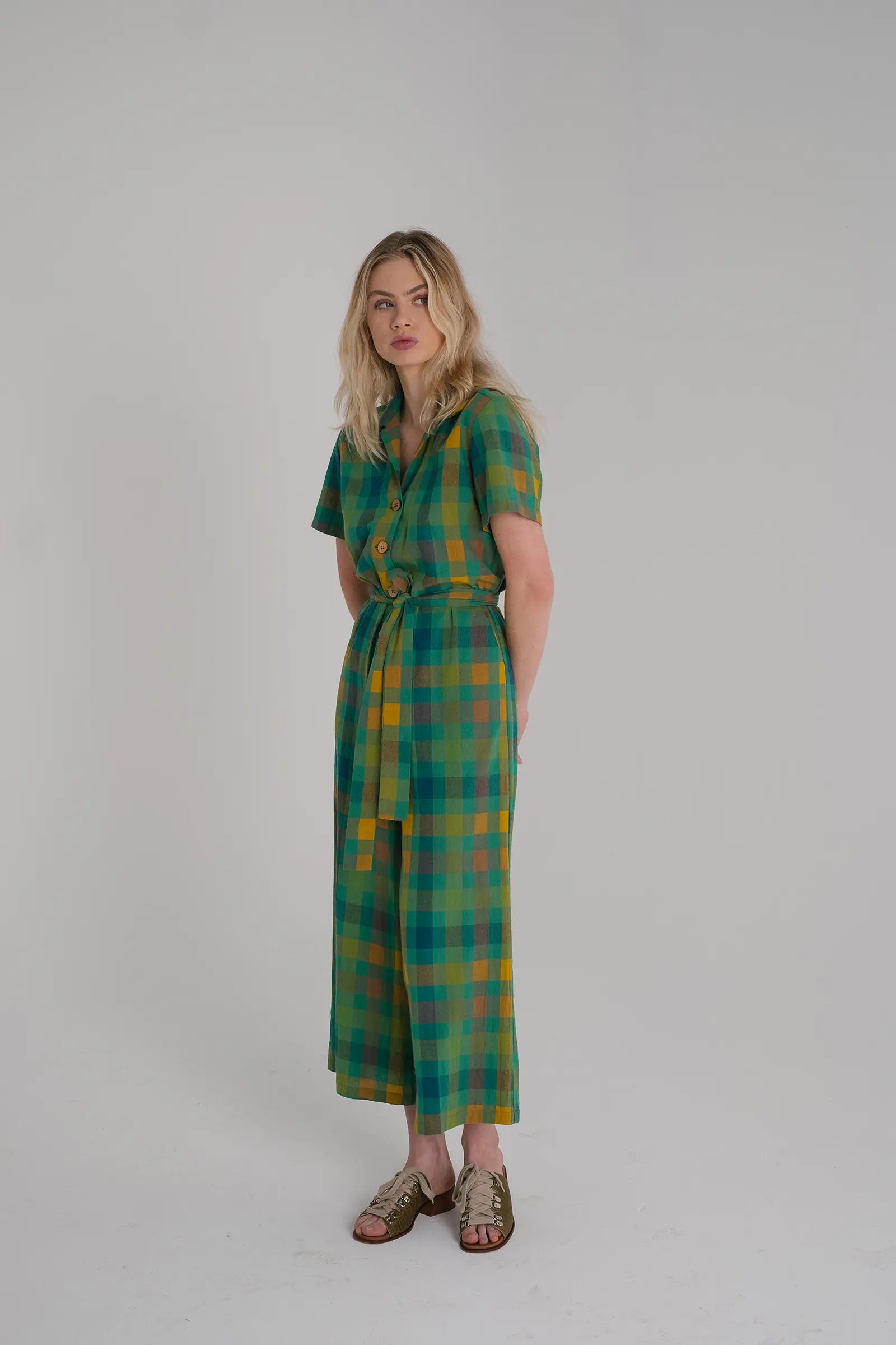 Short Sleeve Jumpsuit