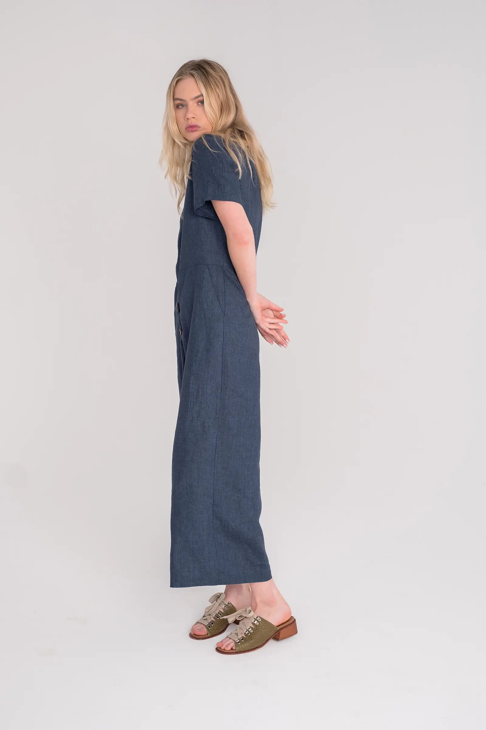 Short Sleeve Jumpsuit