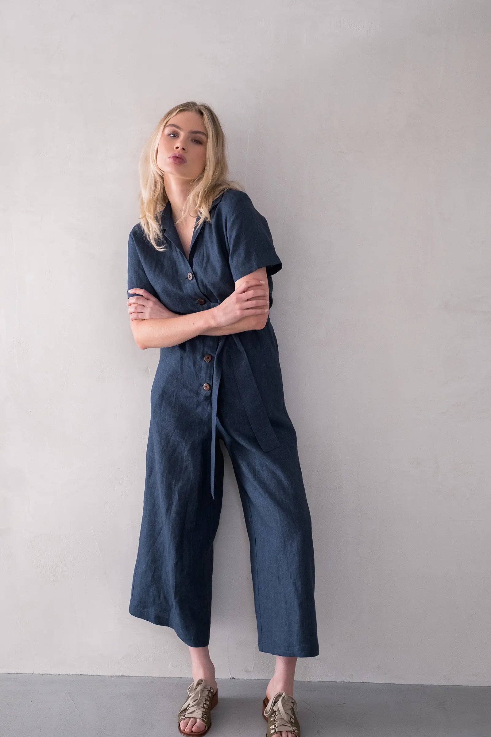 Short Sleeve Jumpsuit