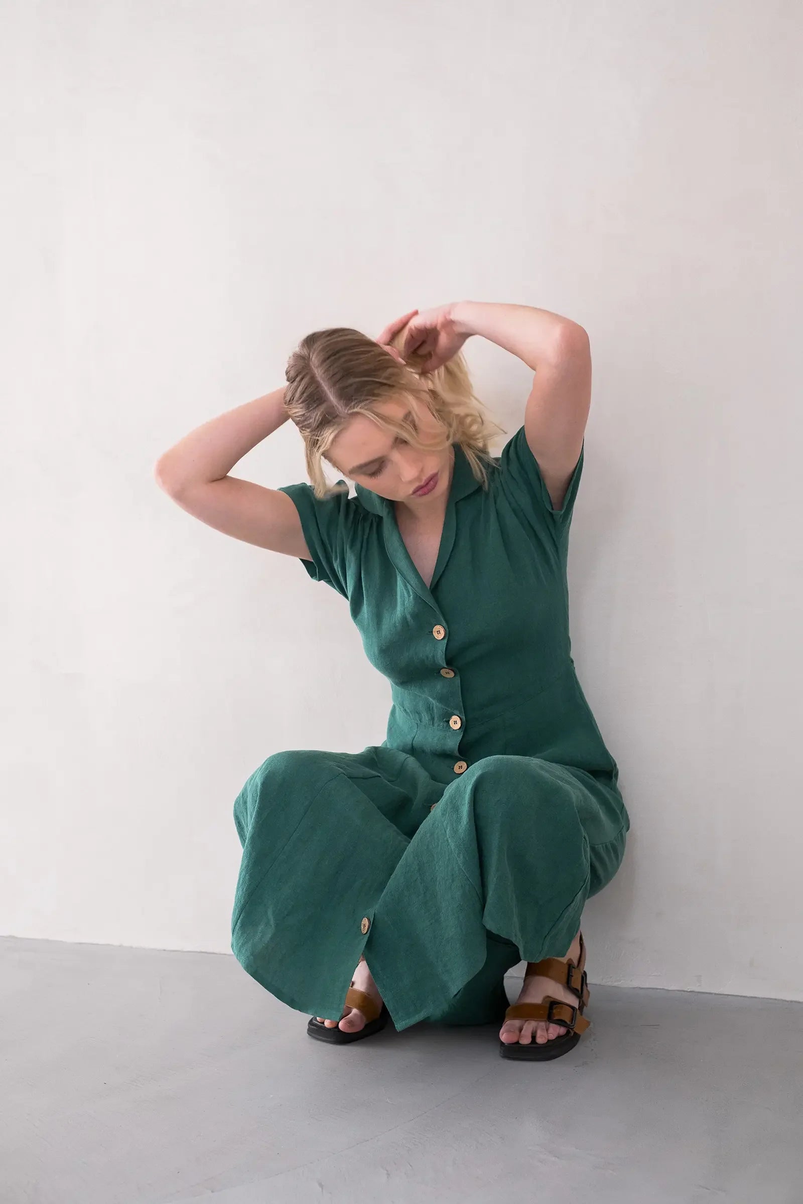 Every Day Dress | Emerald Green