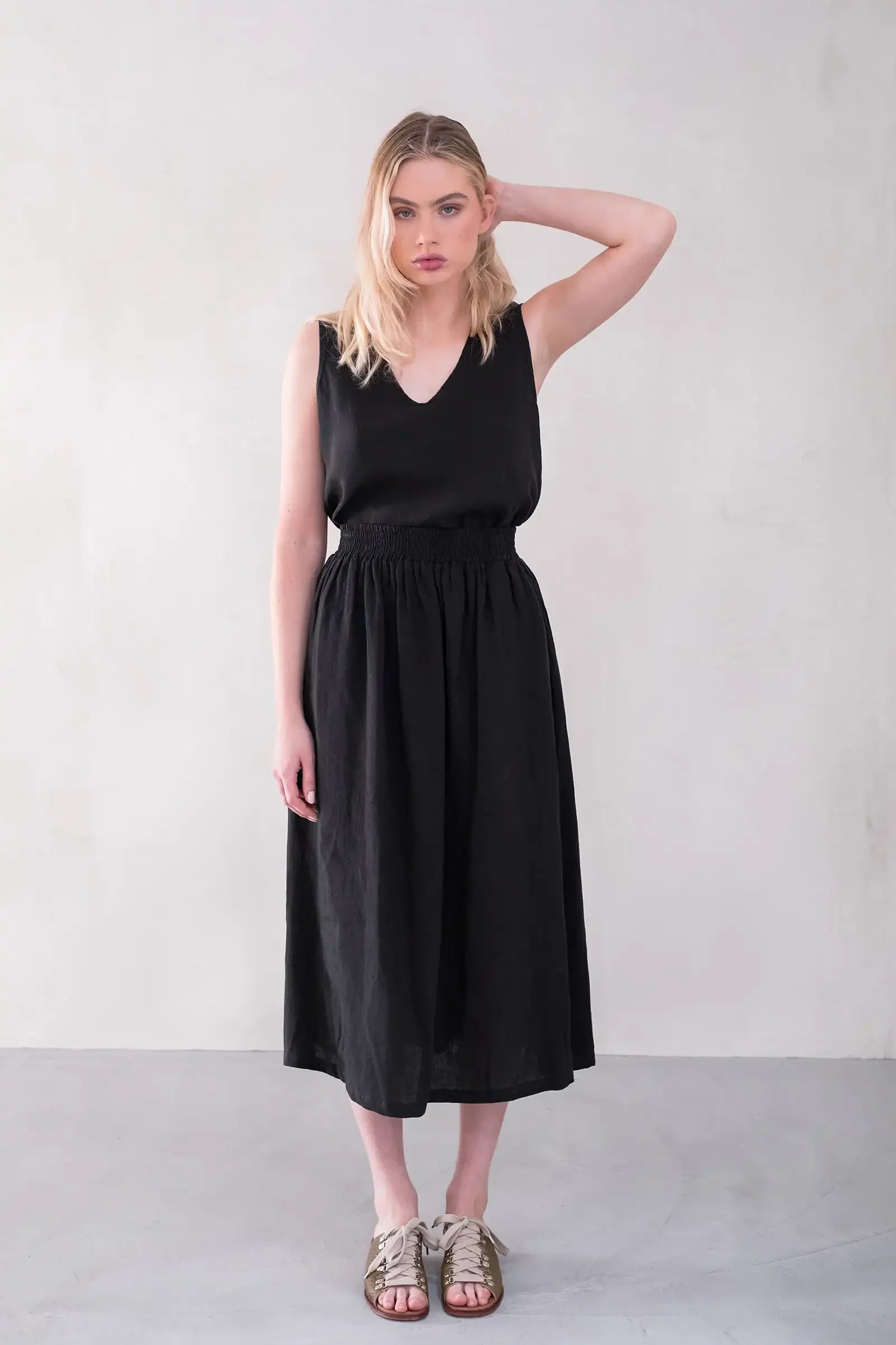 Midi Skirt | Black