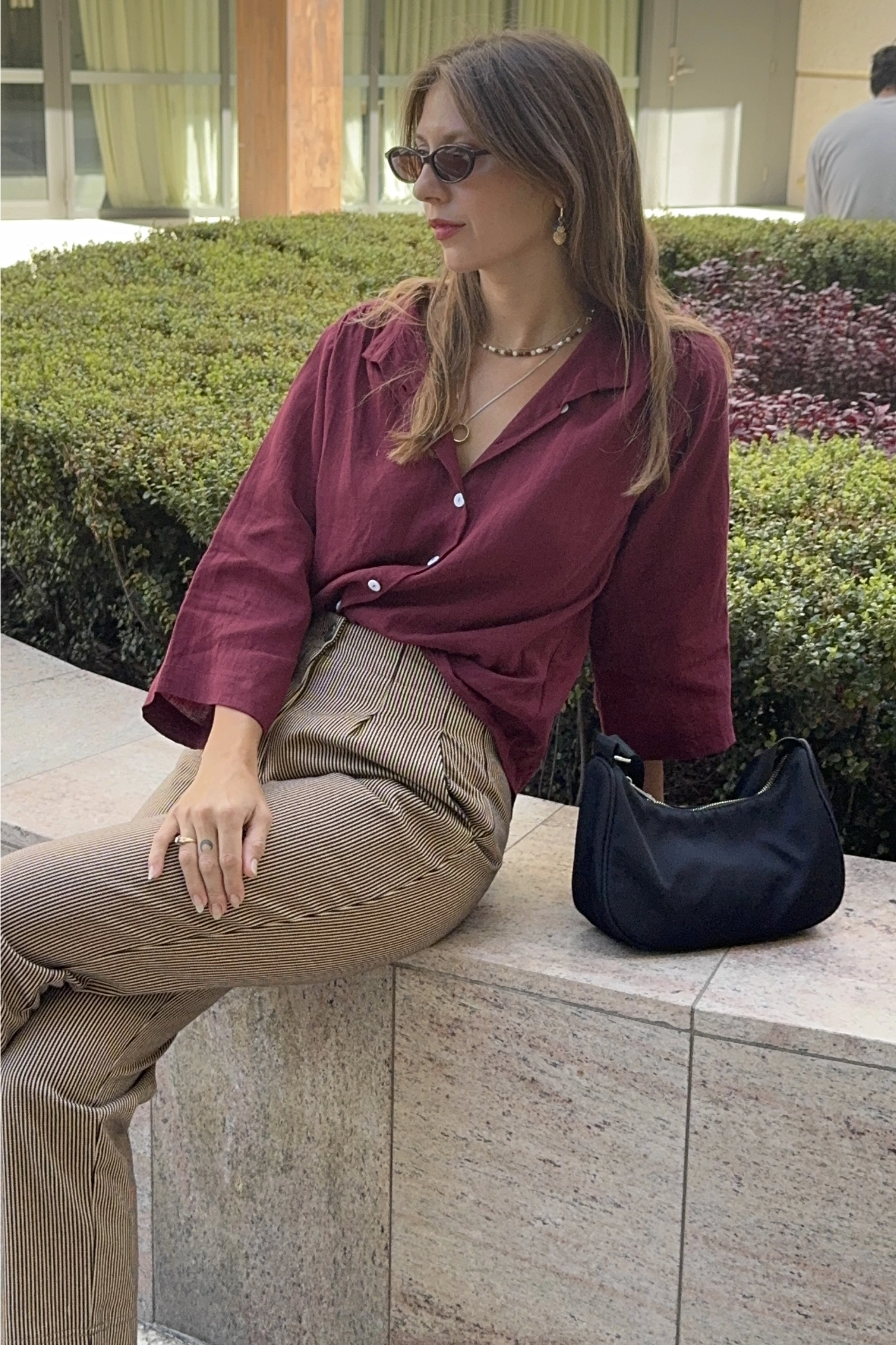 Very Useful Blouse | Burgundy