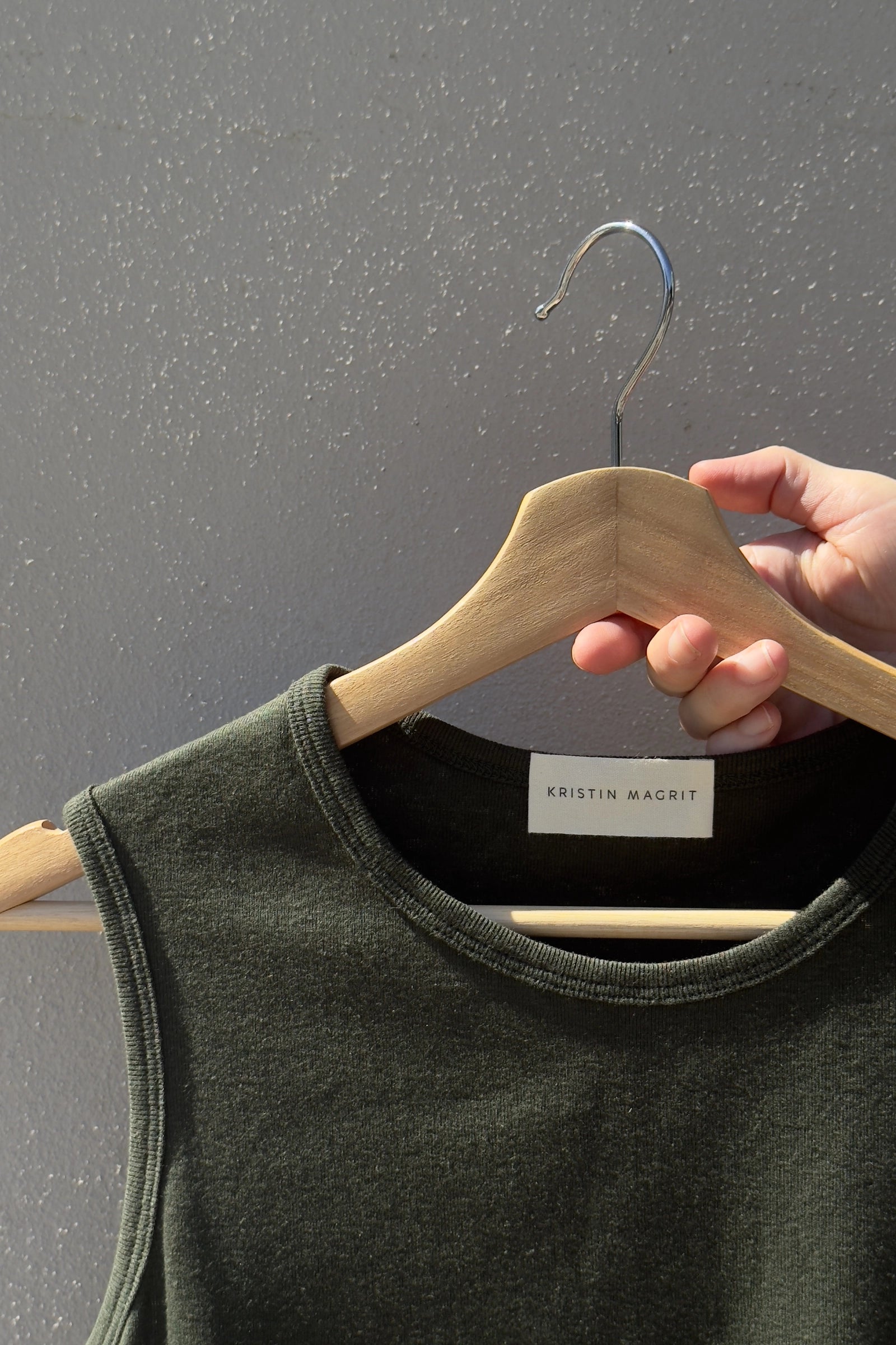 Rib Vest | Olive