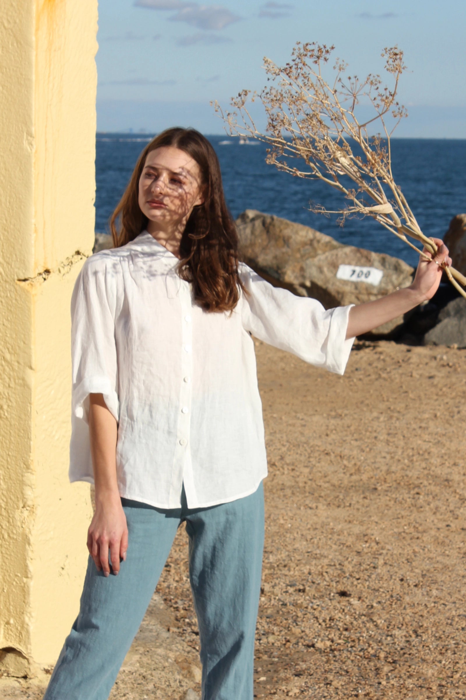 Very Useful Blouse | Chalk