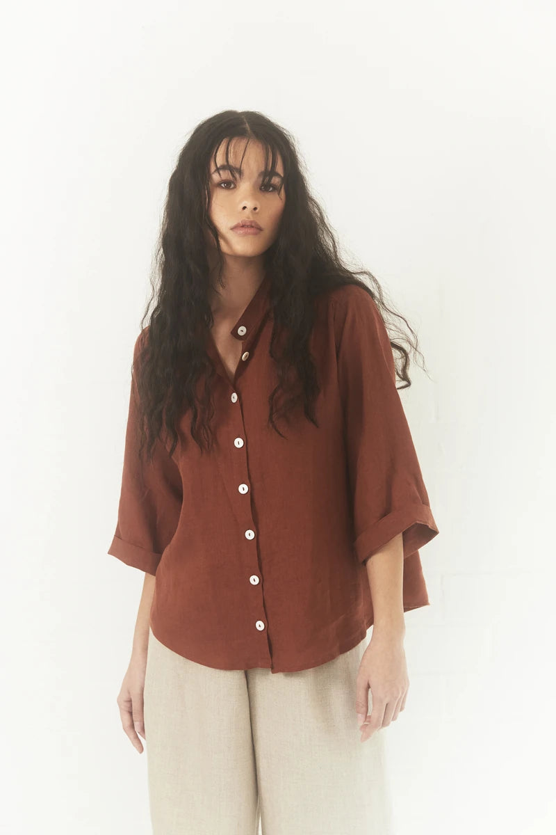 Very Useful Blouse | Terracotta