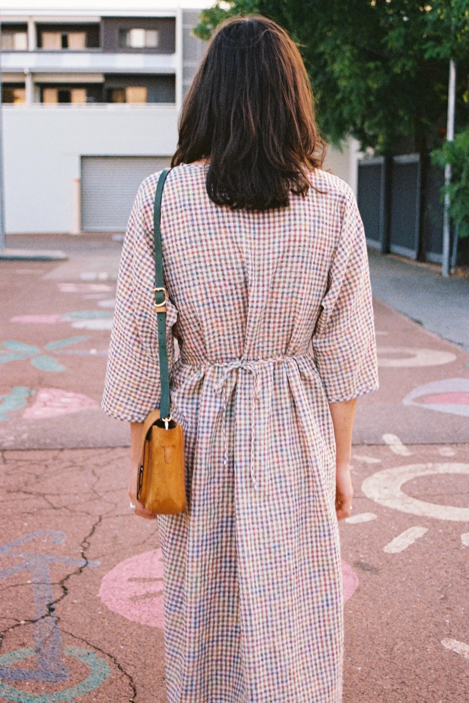 Gather Dress | Multi Colour Gingham