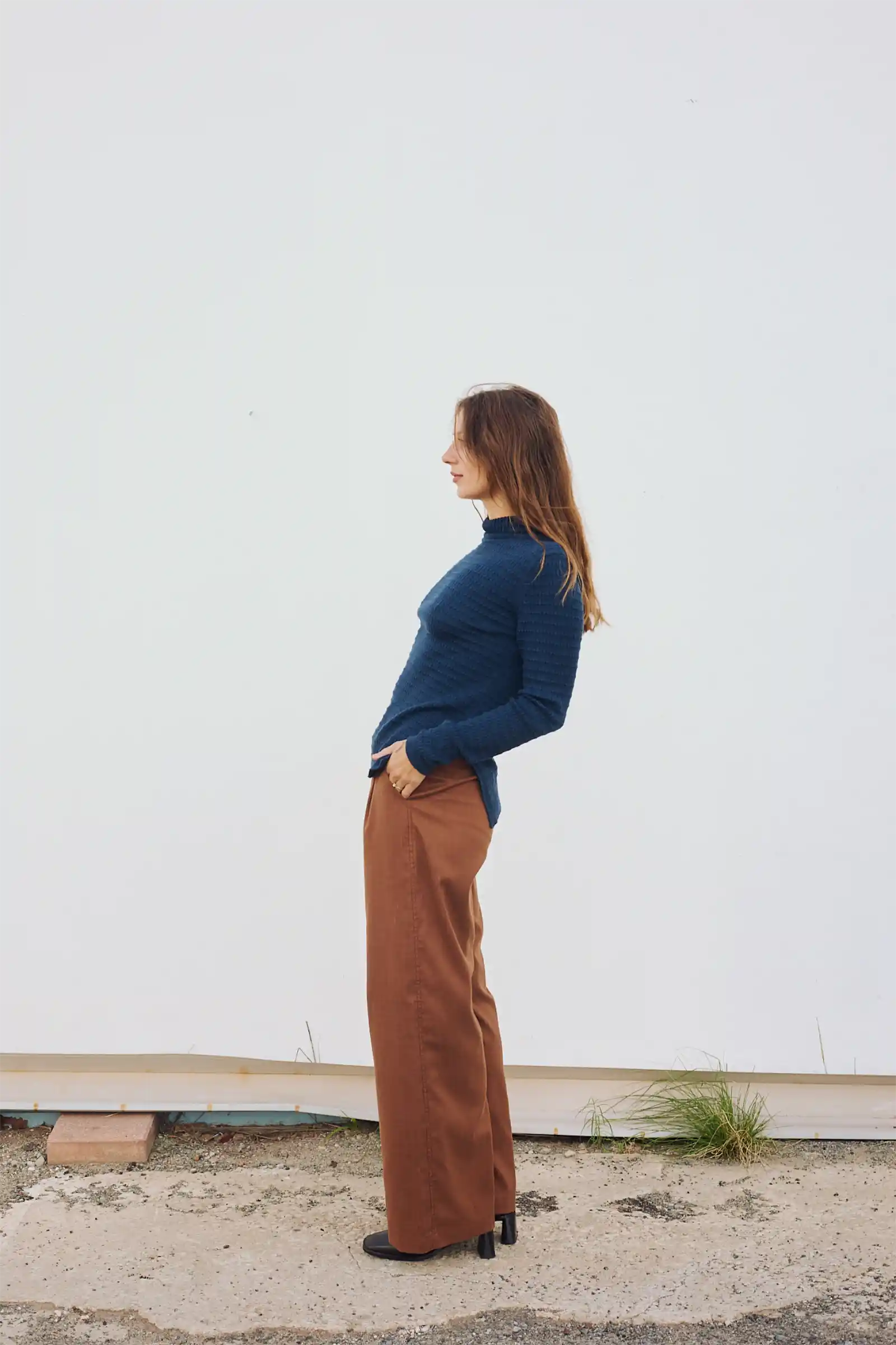 Relaxed Tailored Trouser | Cinnamon