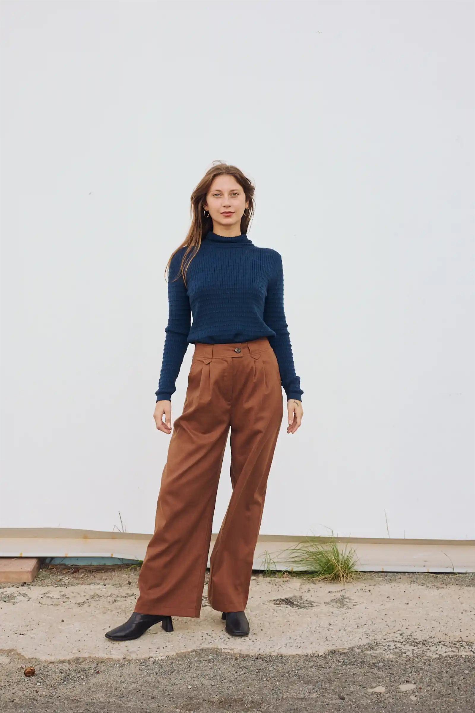 Relaxed Tailored Trouser | Cinnamon