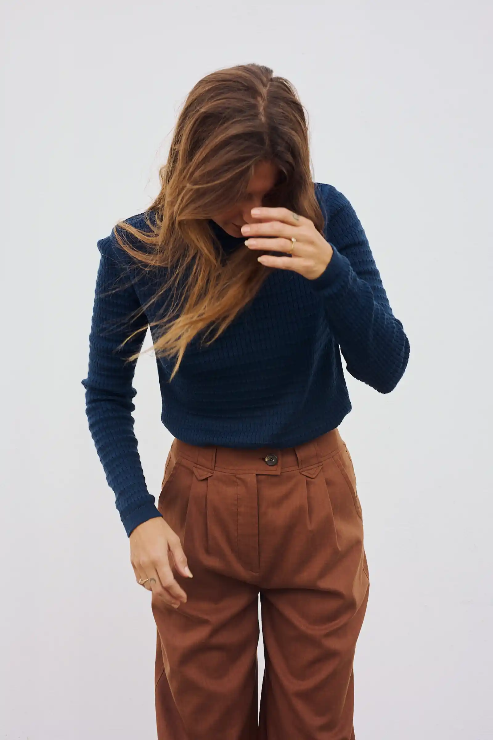 Relaxed Tailored Trouser | Cinnamon
