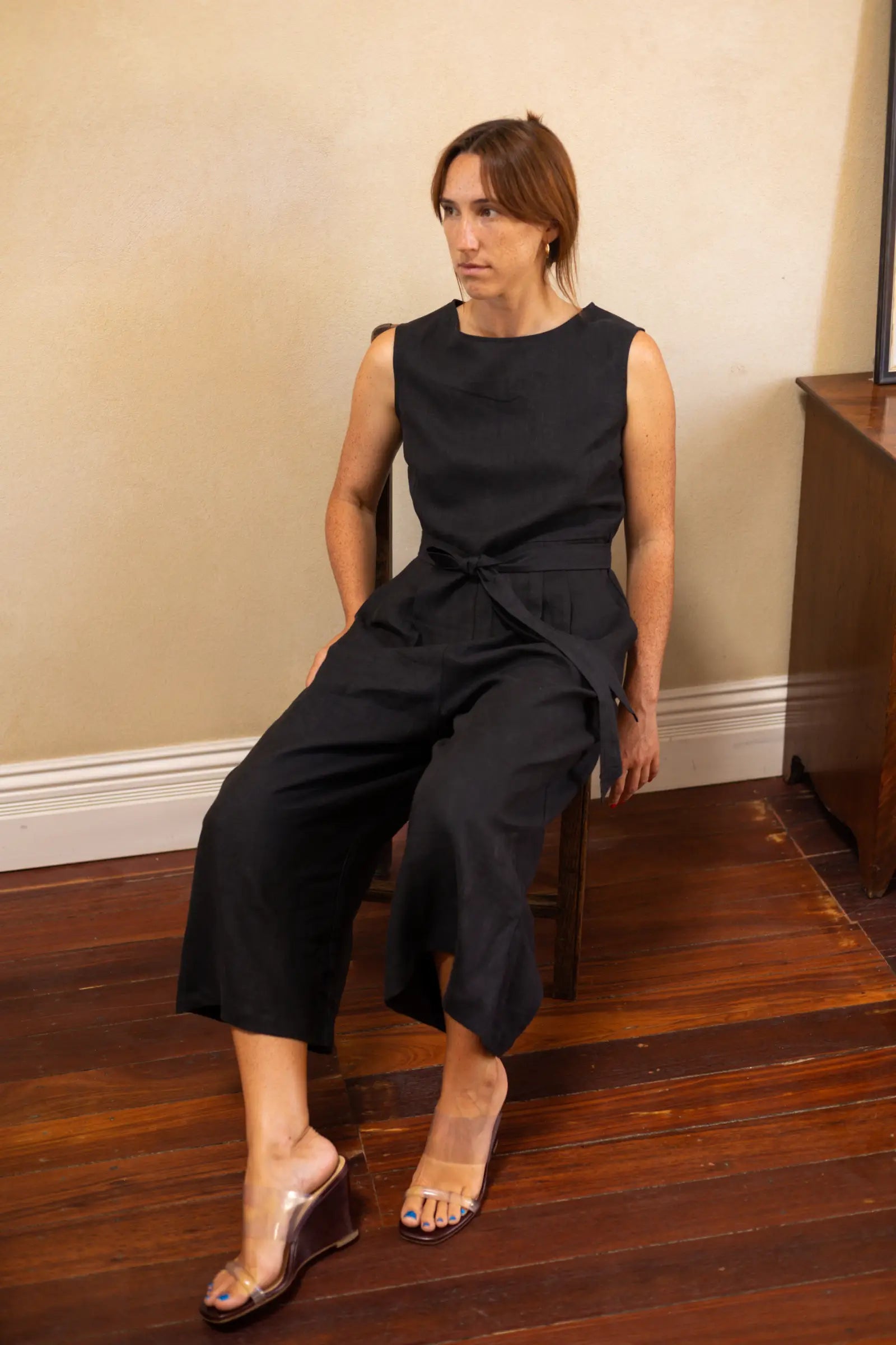 Sleeveless Jumpsuit | Black