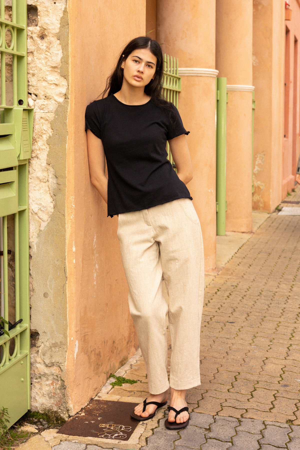 Organic Cotton Light Tee | Black