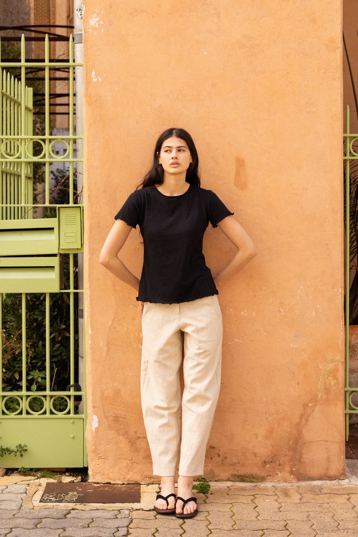 Organic Cotton Light Tee | Black