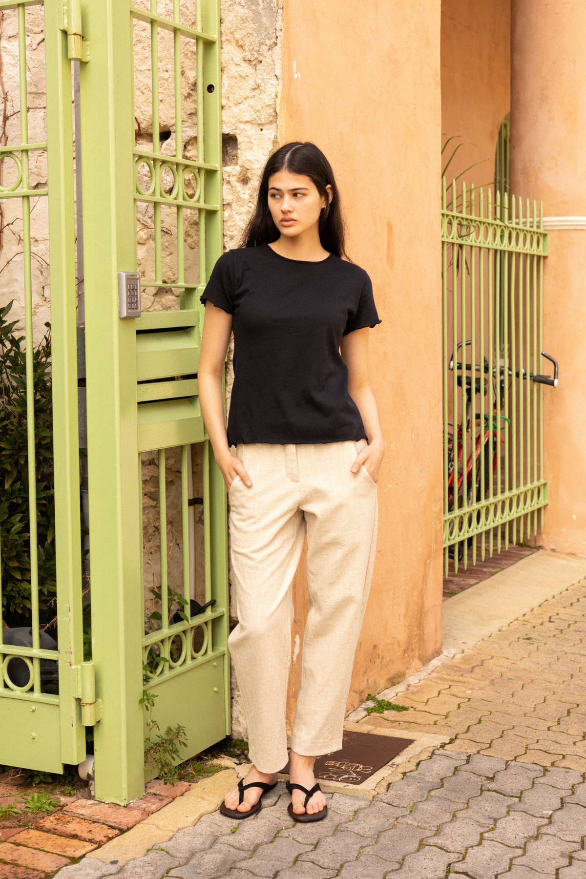 Organic Cotton Light Tee | Black