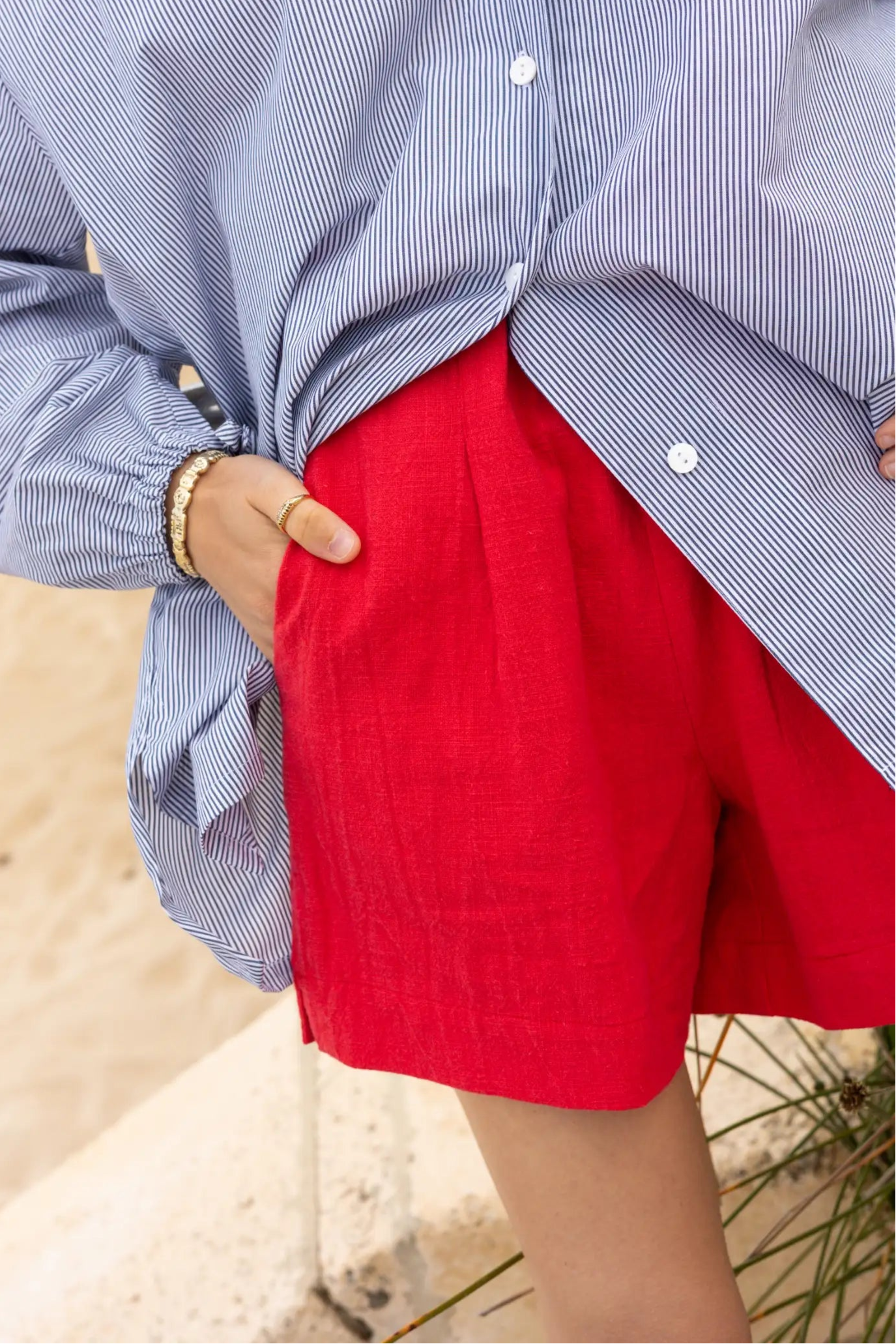 Beach Shorts | Red