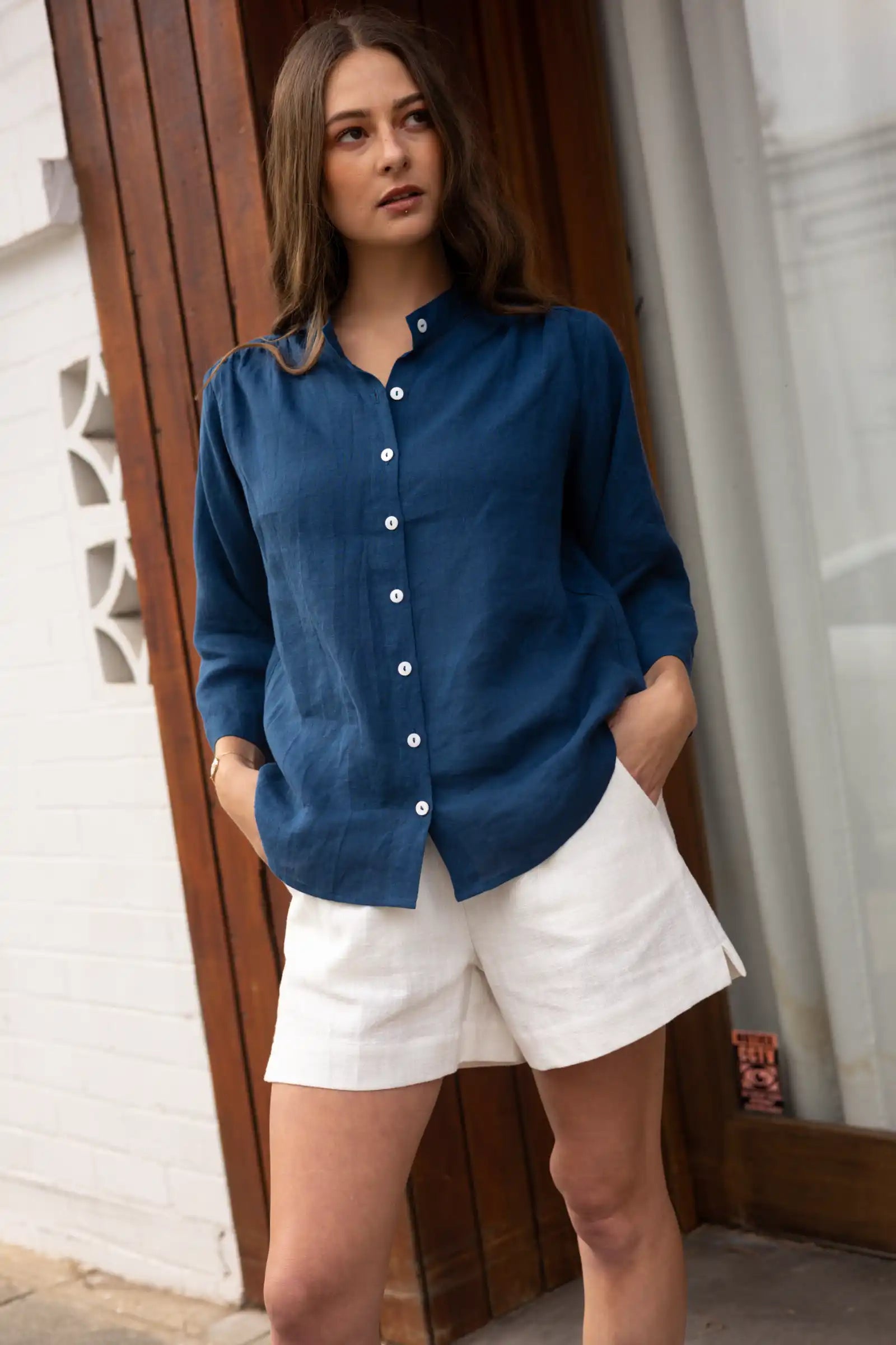 Very Useful Blouse | Denim Blue