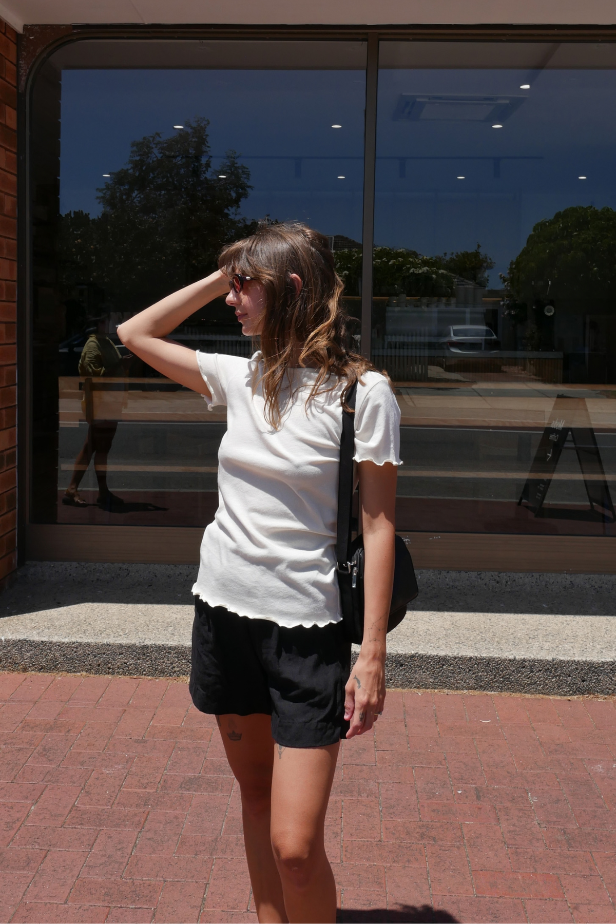 Organic Cotton Light Tee | Cream