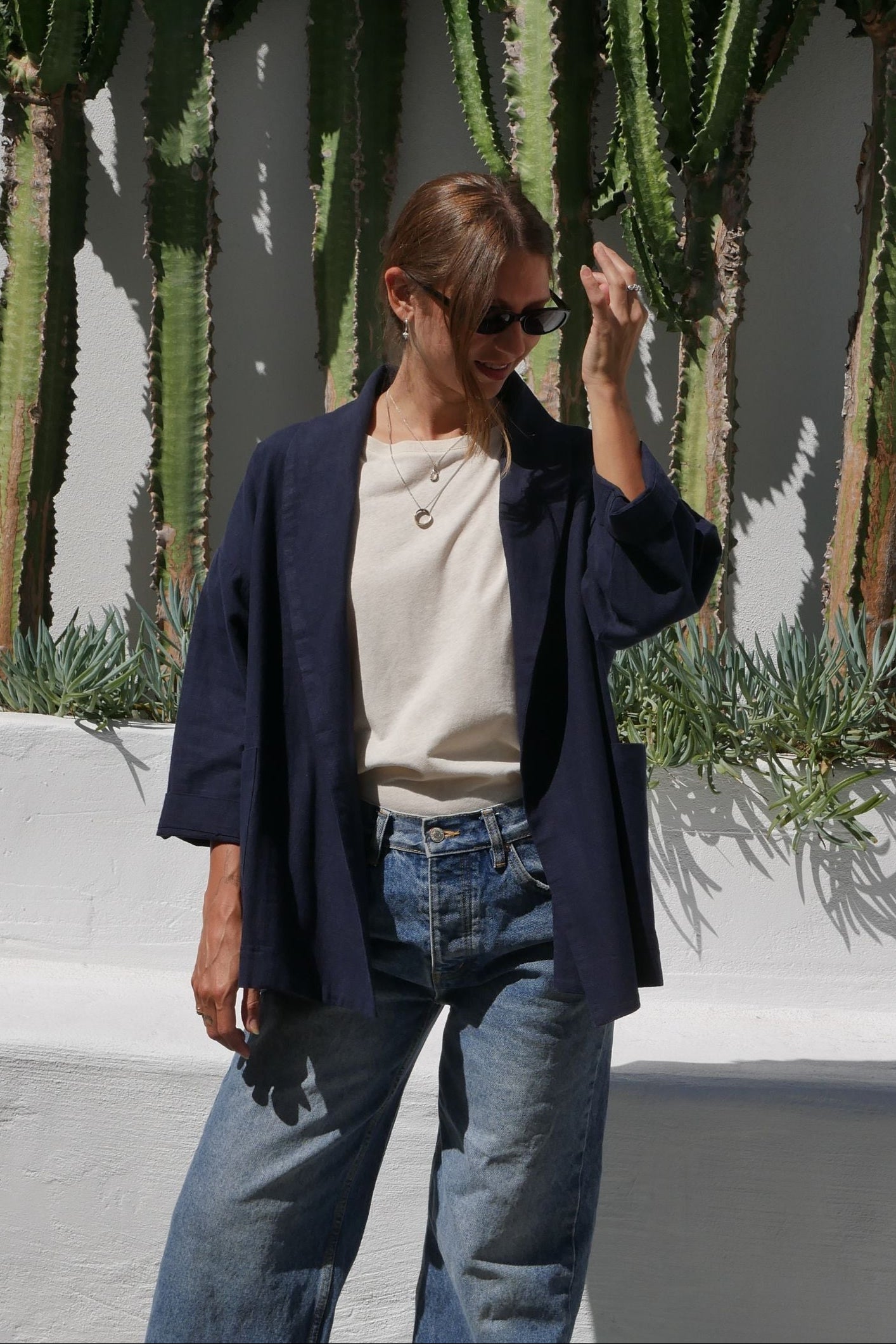 Raised Jacket | Indigo