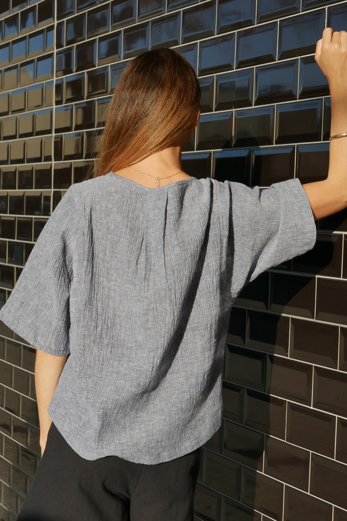 Square Top | Chambray