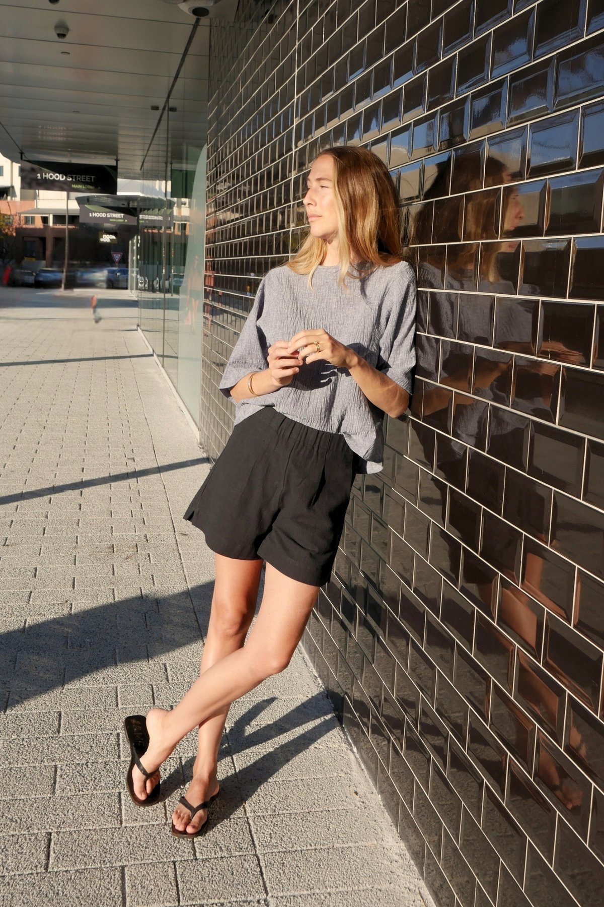 Square Top | Chambray