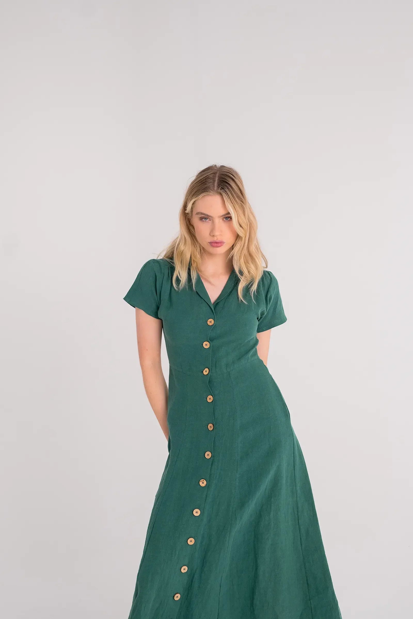Every Day Dress | Emerald Green