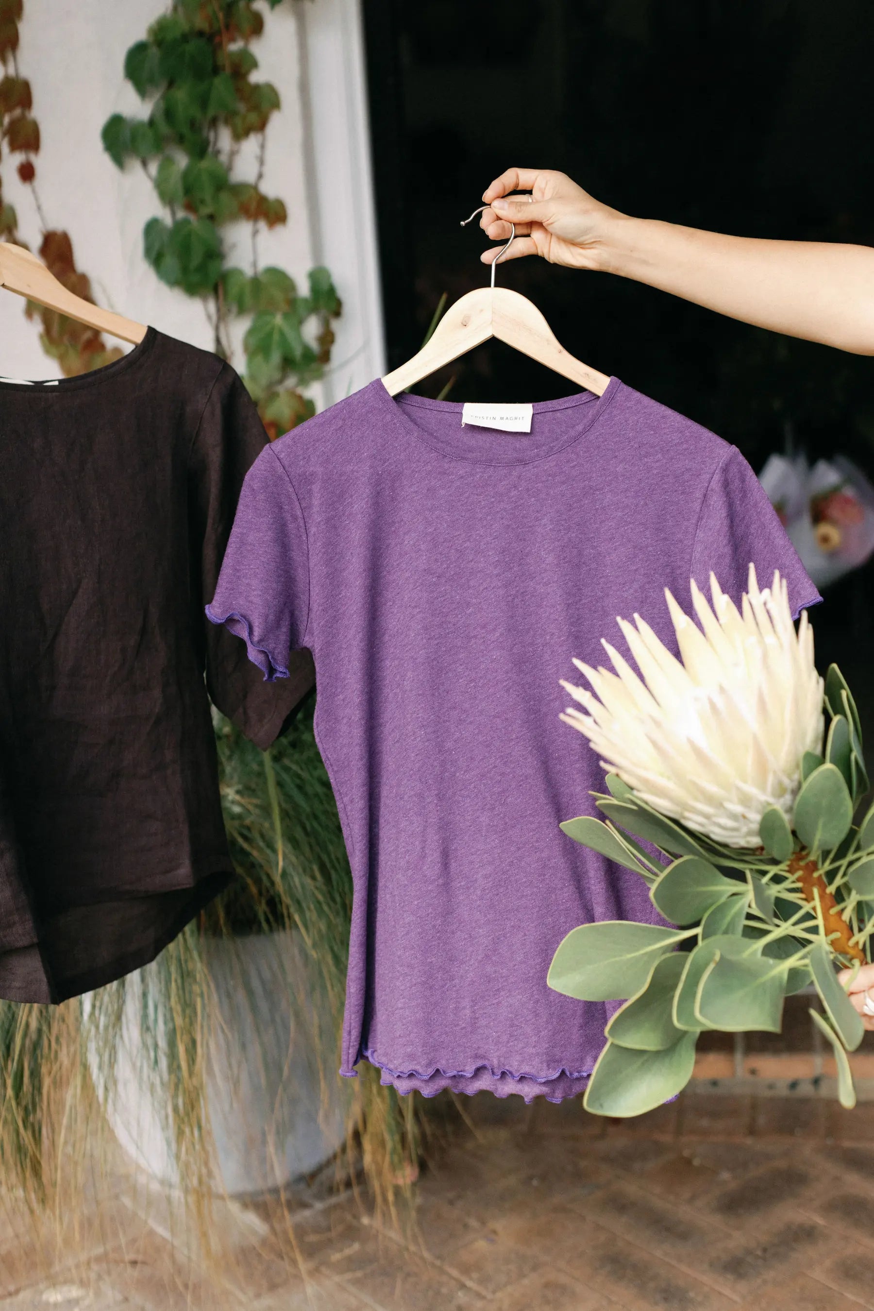 Organic Cotton Light Tee | Purple