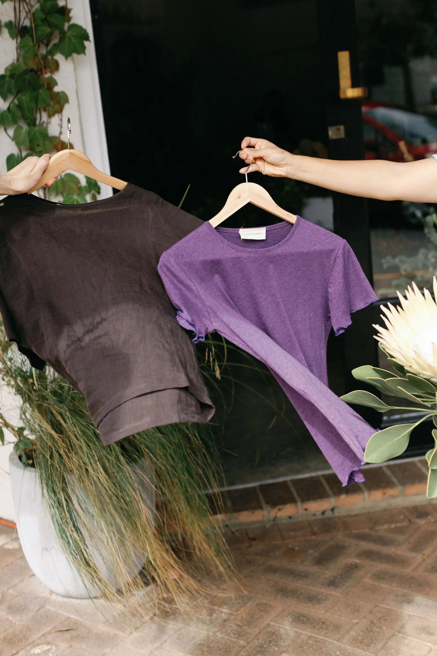 Organic Cotton Light Tee | Purple