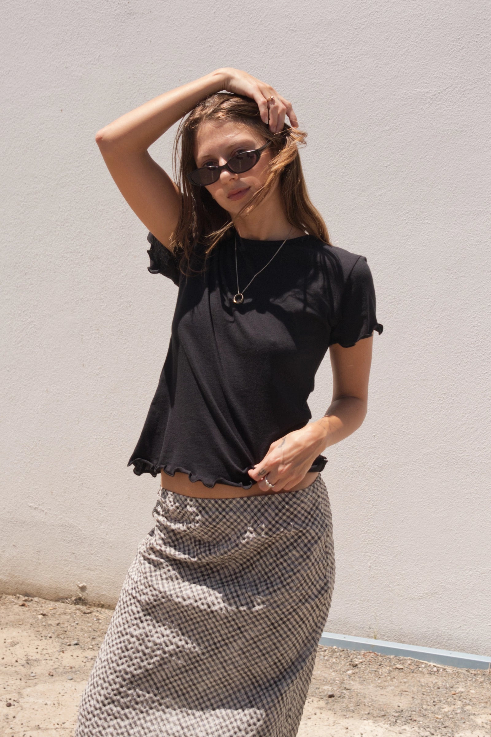 Organic Cotton Light Tee | Black
