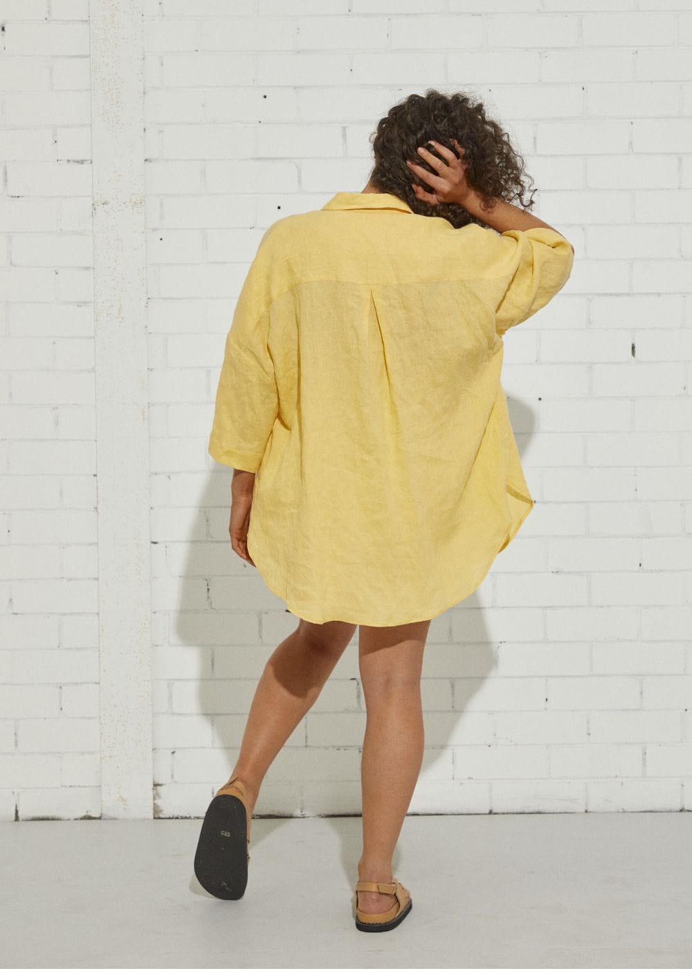 Oversize Short Sleeve Shirt | Lemon Yellow